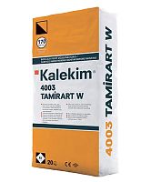 Шпаклевка на основе белого цемента 4003 Tamirart W белый 25 кг, Kalekim